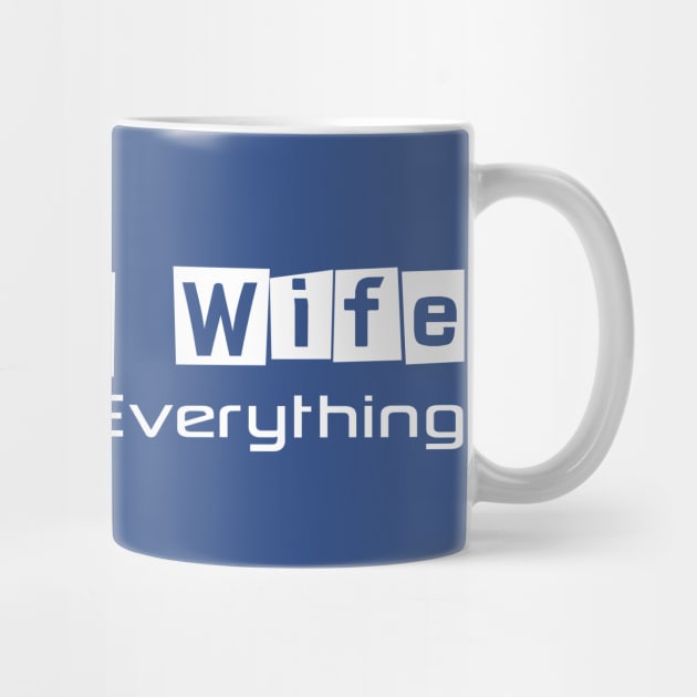 Mens Ask My Wife She Knows Everything Funny Cute Husband by TeeAMS